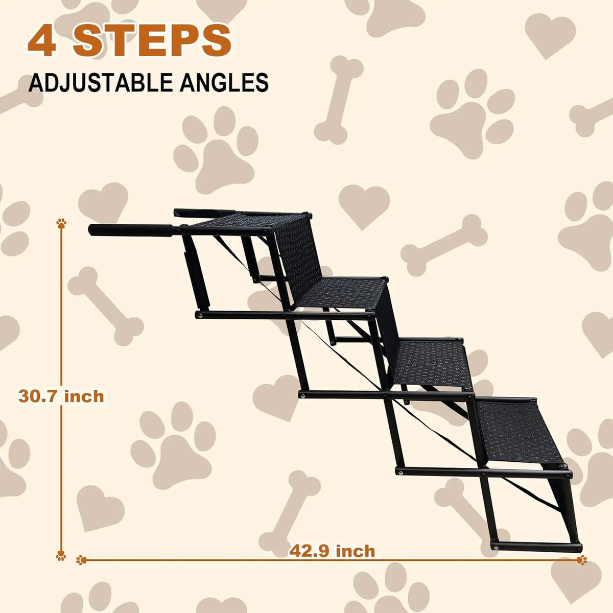 Dog Ramp for Car Pet Steps with Portable Lightweight Durable – Dog Supplies