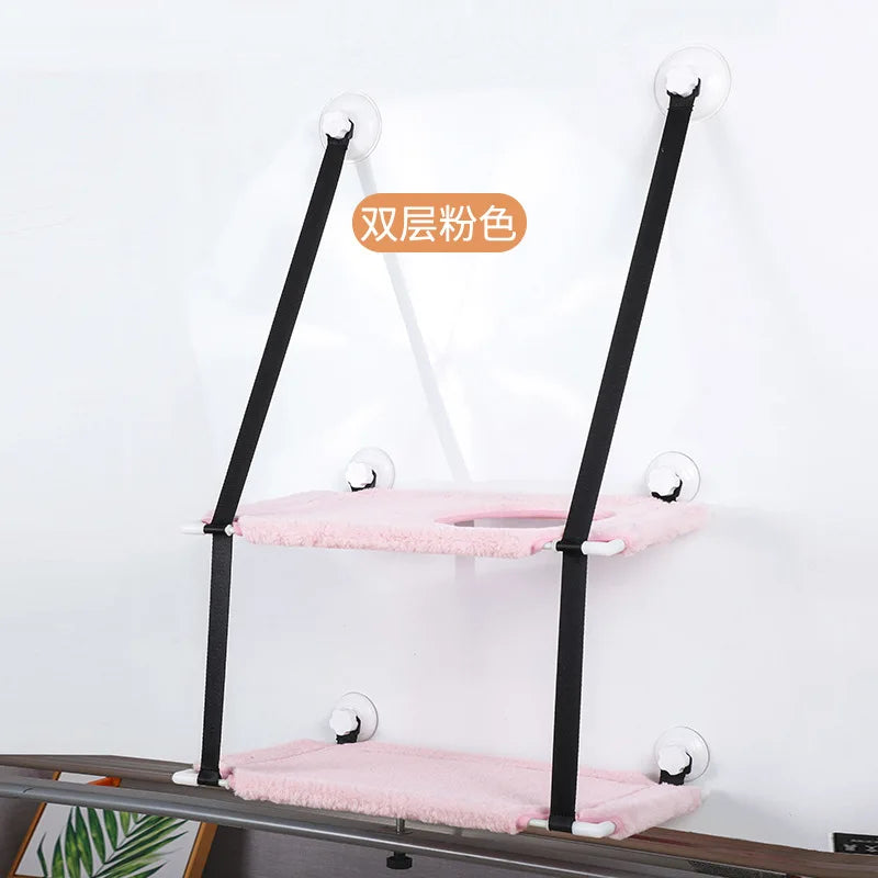 Premium Cat Hammock Wall Mounted Suction Cup - MyPetDollar.com