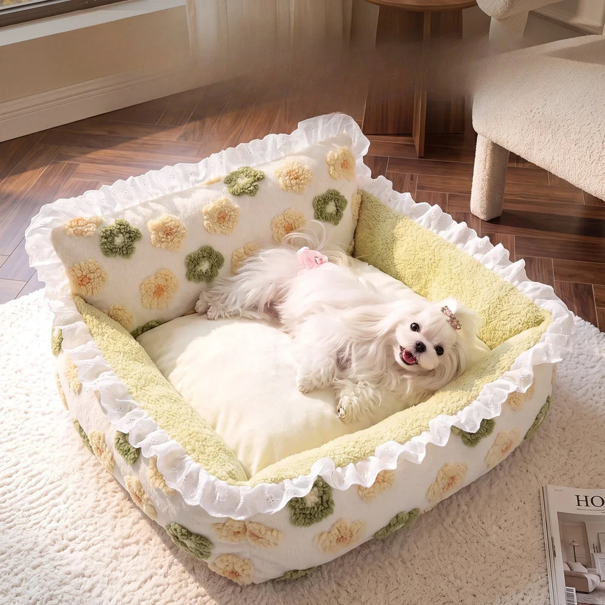 Autumn and Winter Dog Nest Princess Style - MyPetDollar.com