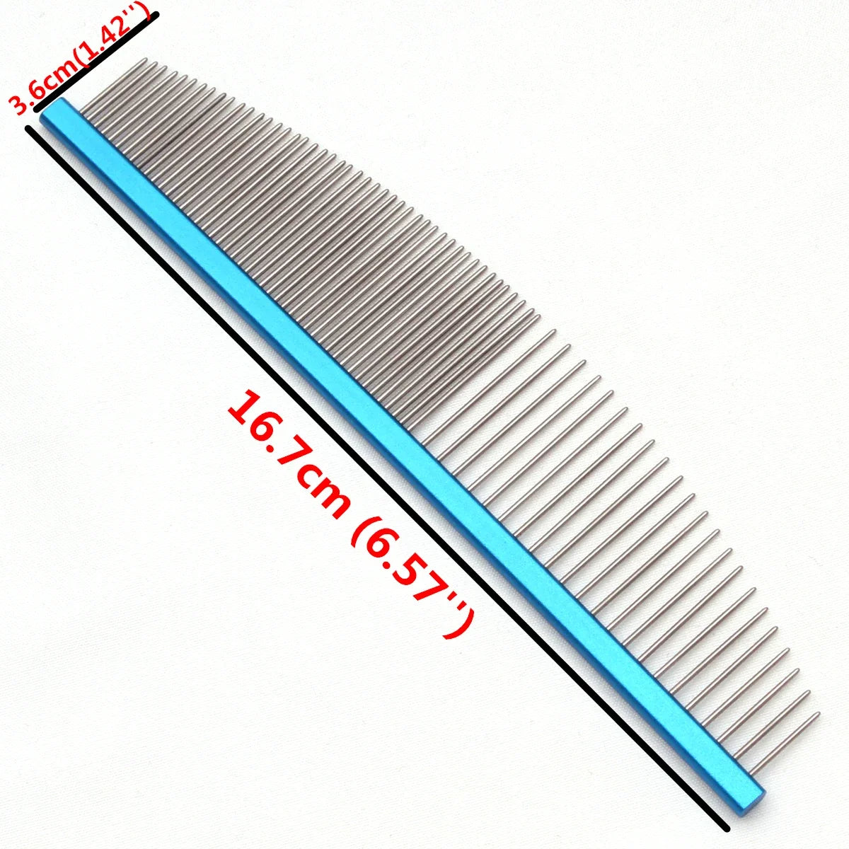 Pet Comb Aluminium Handle Dog Grooming Comb - MyPetDollar.com