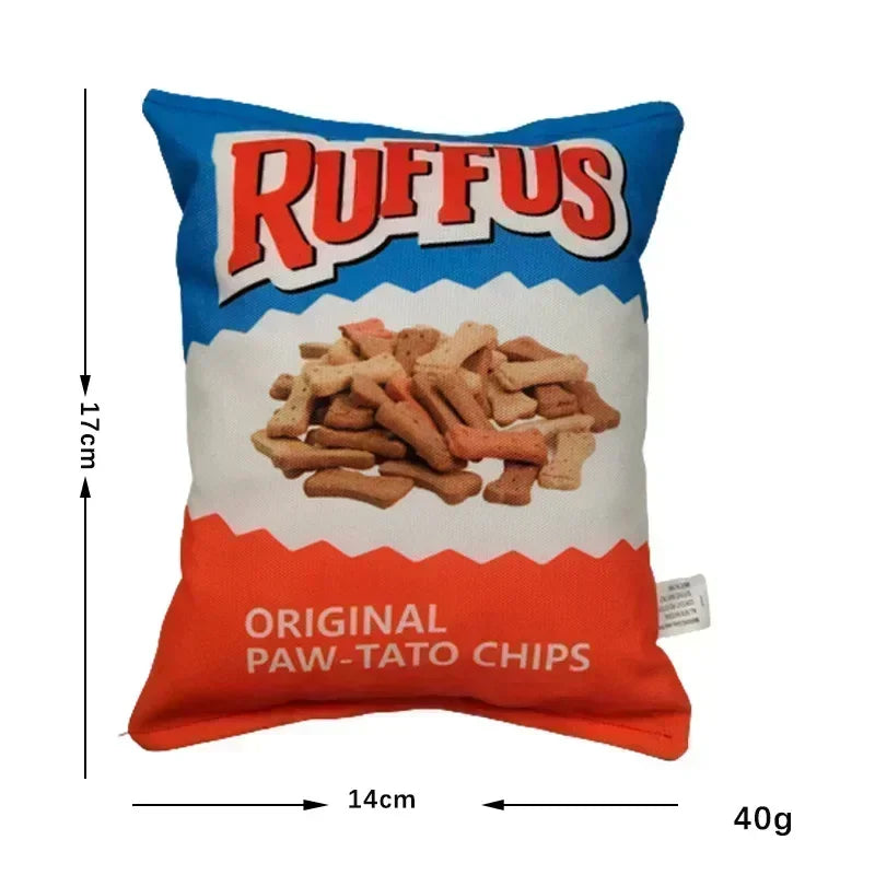 Potato Chip Pouch Funny Dog Toys – Dog Supplies