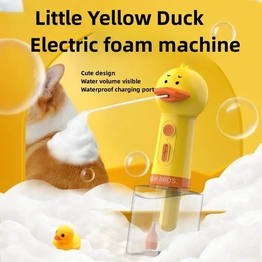 Yellow Duck Pet Cleaning Bathing Electric - MyPetDollar.com