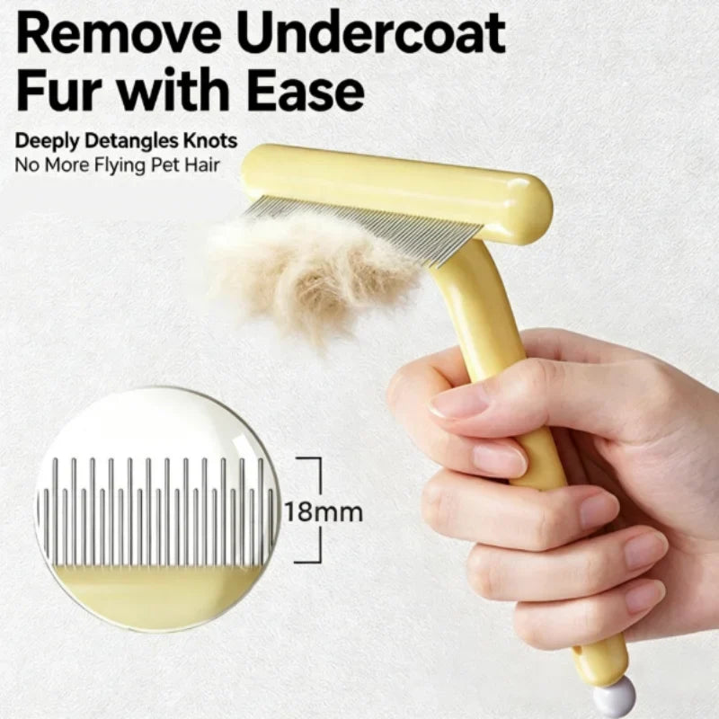 3‑in‑1 Pet Grooming Comb Dog Cat Deshedding - MyPetDollar.com