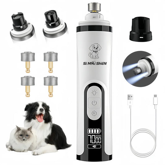 Pet Nail Grinder with LED Light - USB - MyPetDollar.com