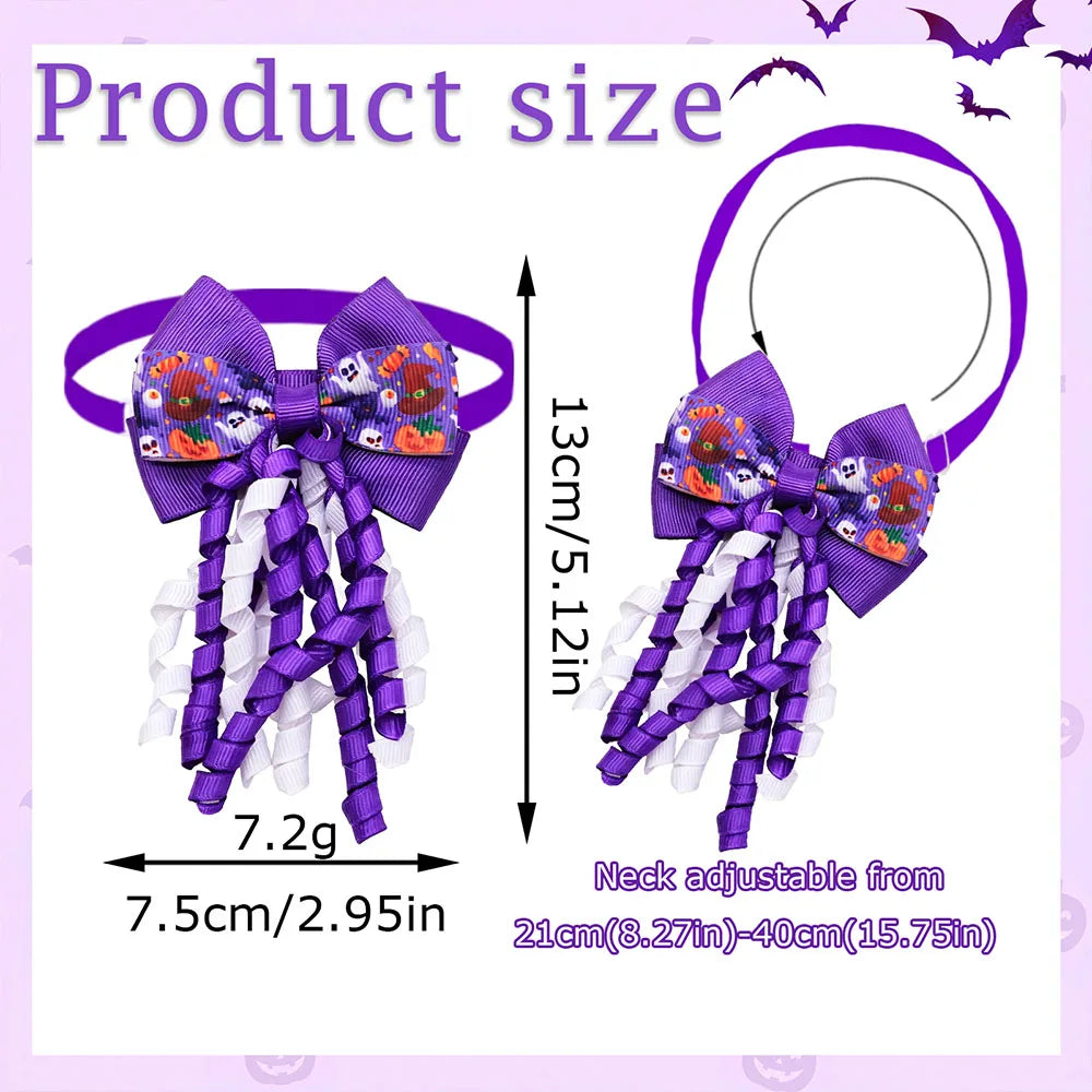 100/50PCS Handmade Puppy Bows For Halloween - MyPetDollar.com