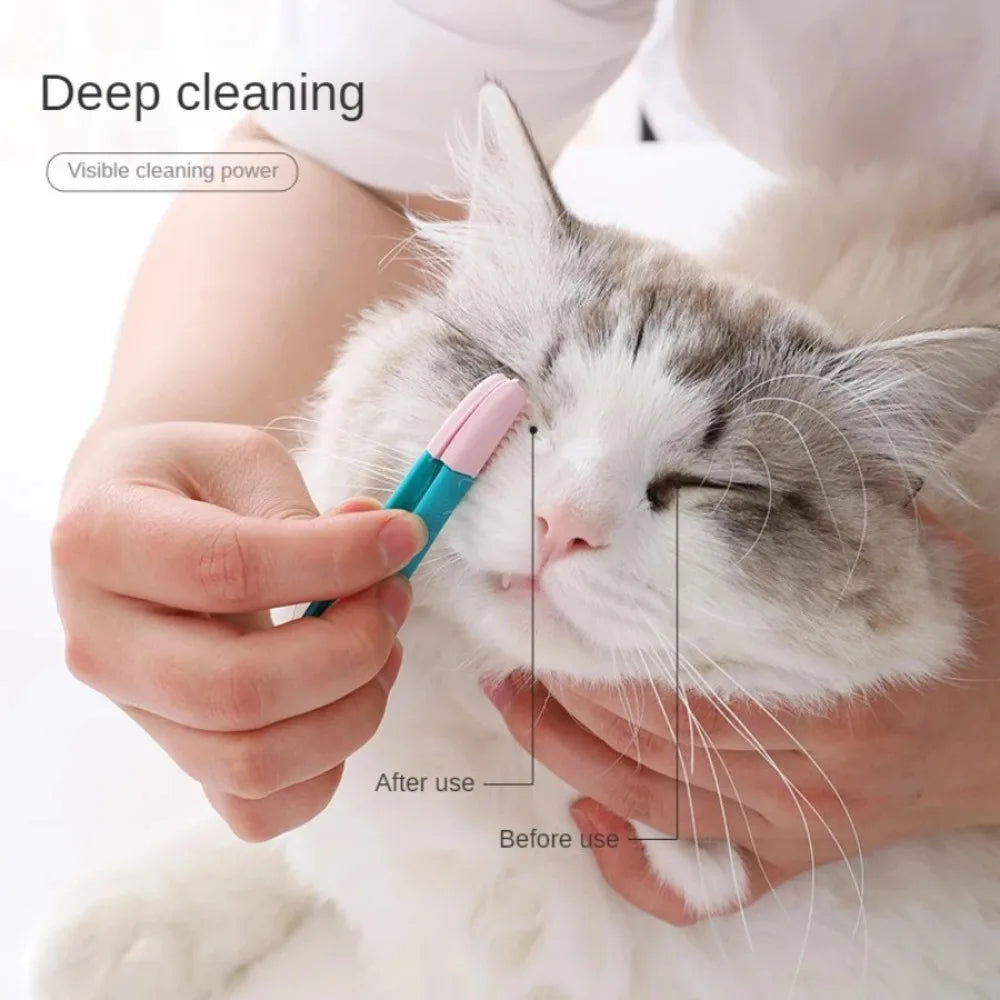 Pet Eye Cleaner Soft Brush Hair Cleansing - MyPetDollar.com