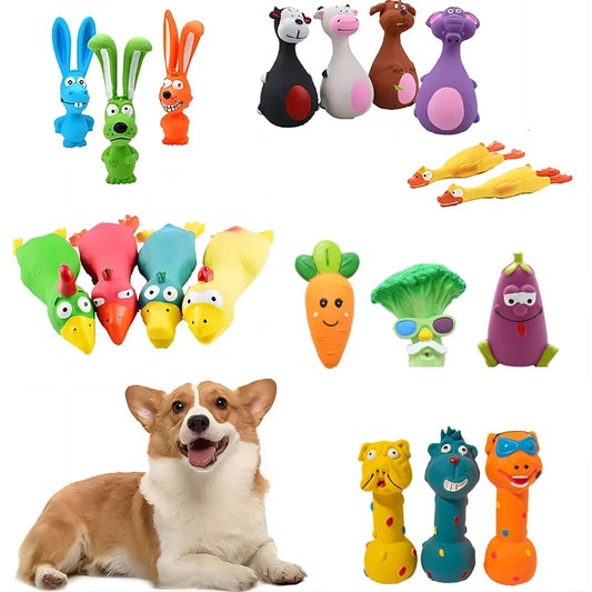 Squeaky Dog Rubber Toys Bite Resistant Dog - MyPetDollar.com