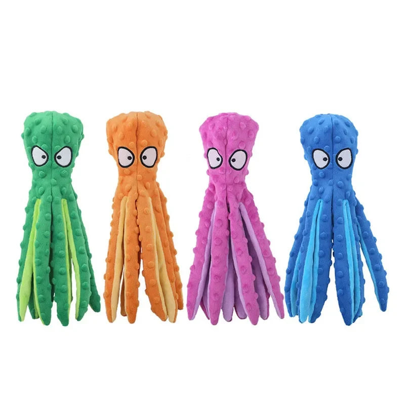Pet Plush Toy Cat Dog Voice Octopus Shell - MyPetDollar.com