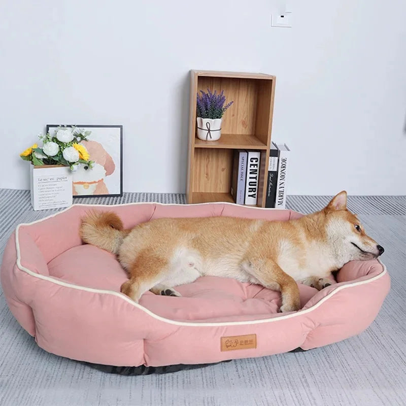 Large Dog Sofa Bed, Warm Plush Pet Sleeping - MyPetDollar.com
