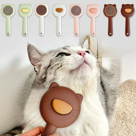 1Pc Cat Hair Brush with Release Button for - MyPetDollar.com