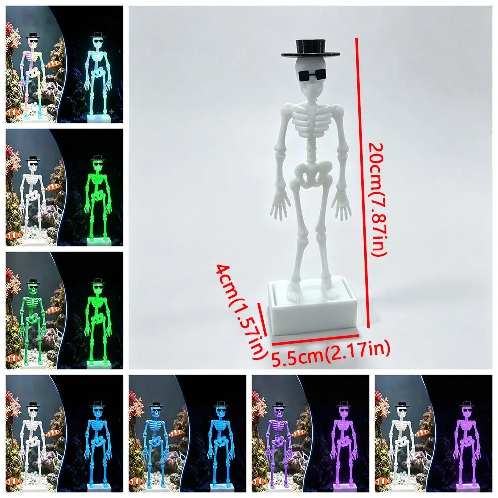 New 3D Printed Dancing Skeleton Aquarium - MyPetDollar.com