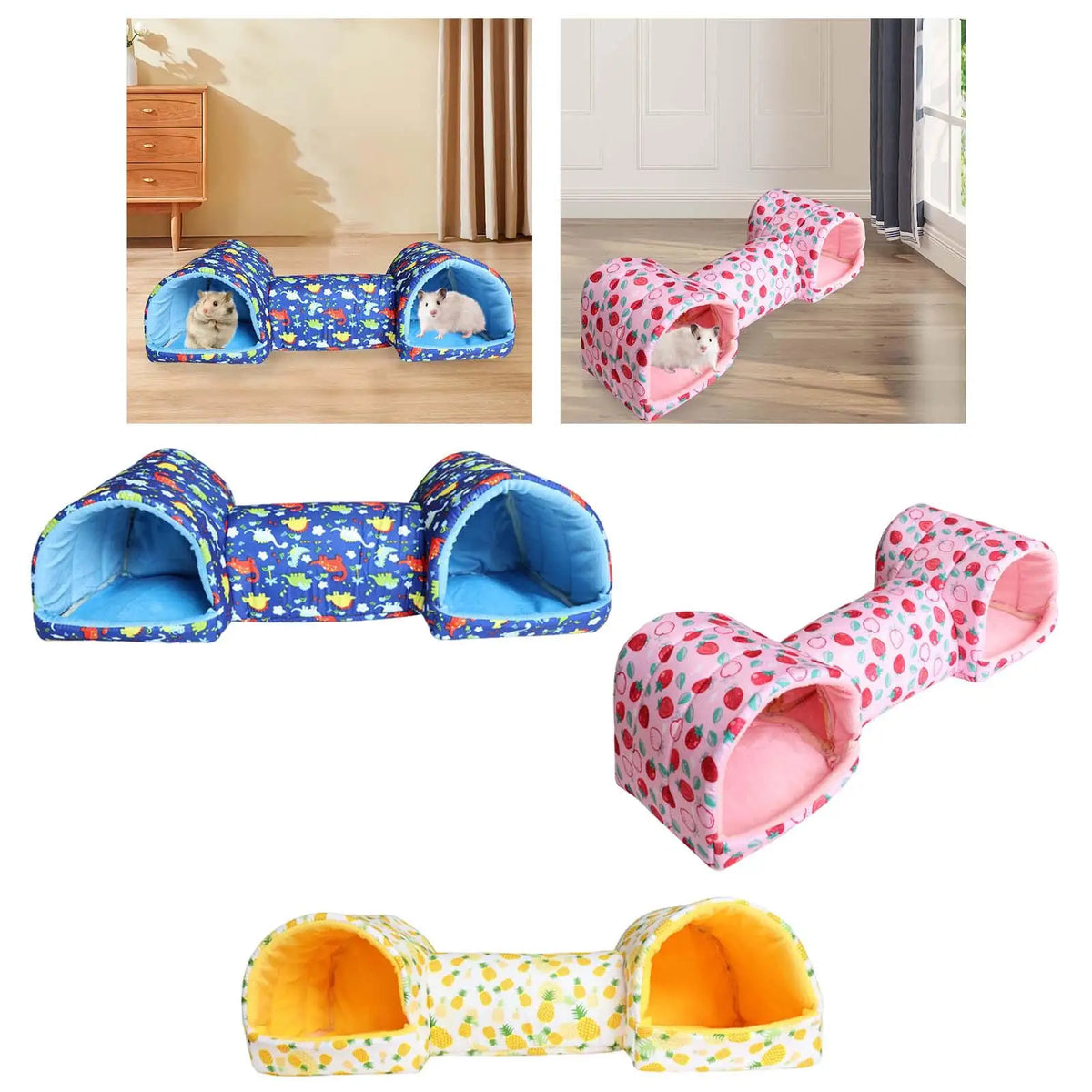 Hamster Hideout Tube Guinea Pig Tunnel for - MyPetDollar.com