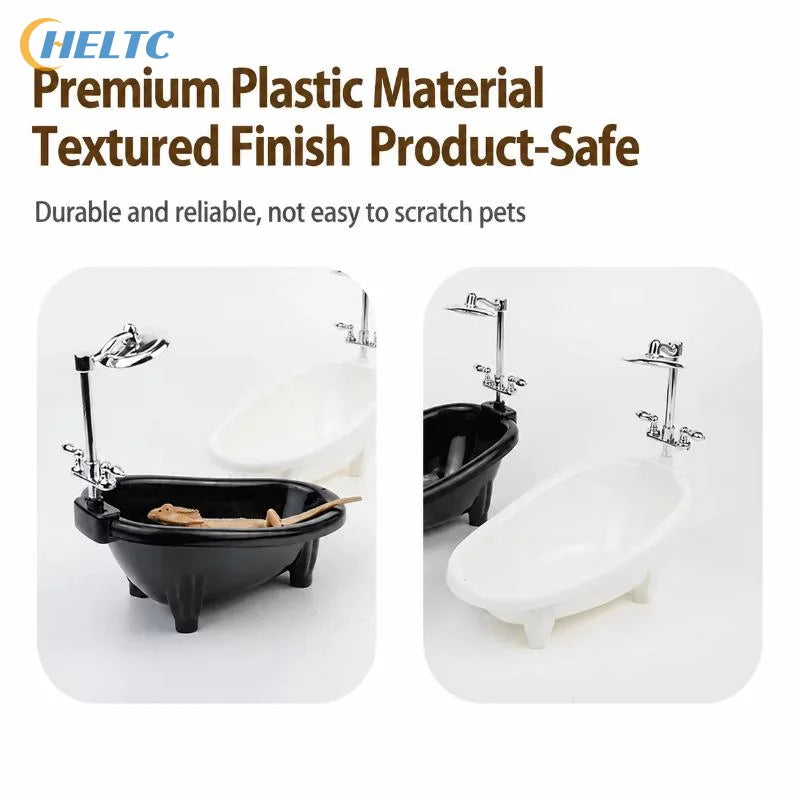 Dollhouse Miniature Mini Reptile Bathtub - MyPetDollar.com