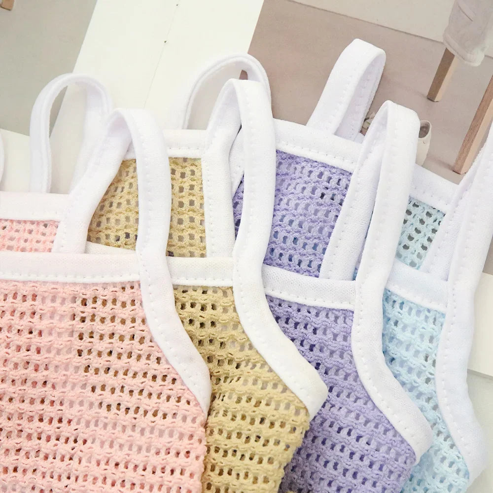Pet Dress Mesh Breathable Cool Strap Skirt - MyPetDollar.com
