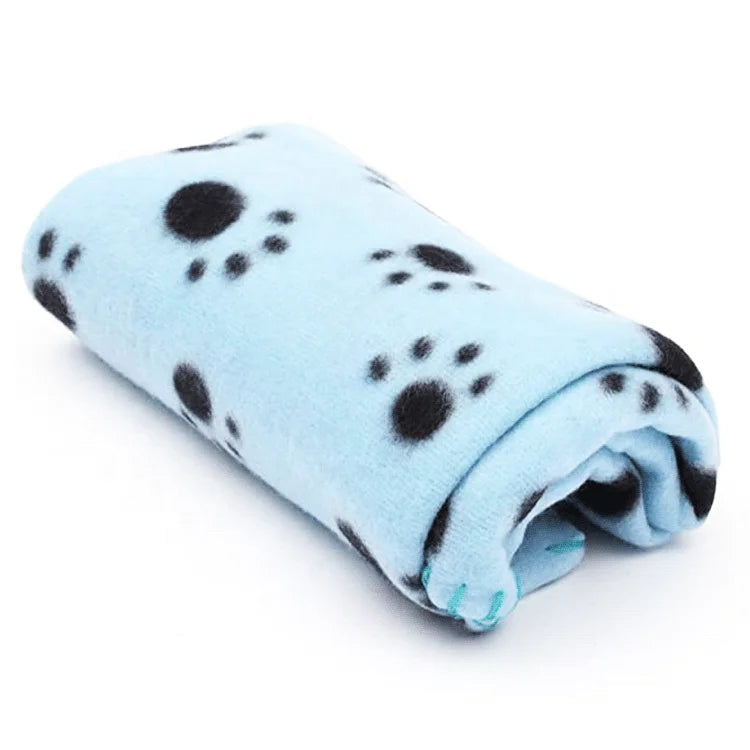 Soft Pet Blanket Paw Print Dog Cat Blanket - MyPetDollar.com