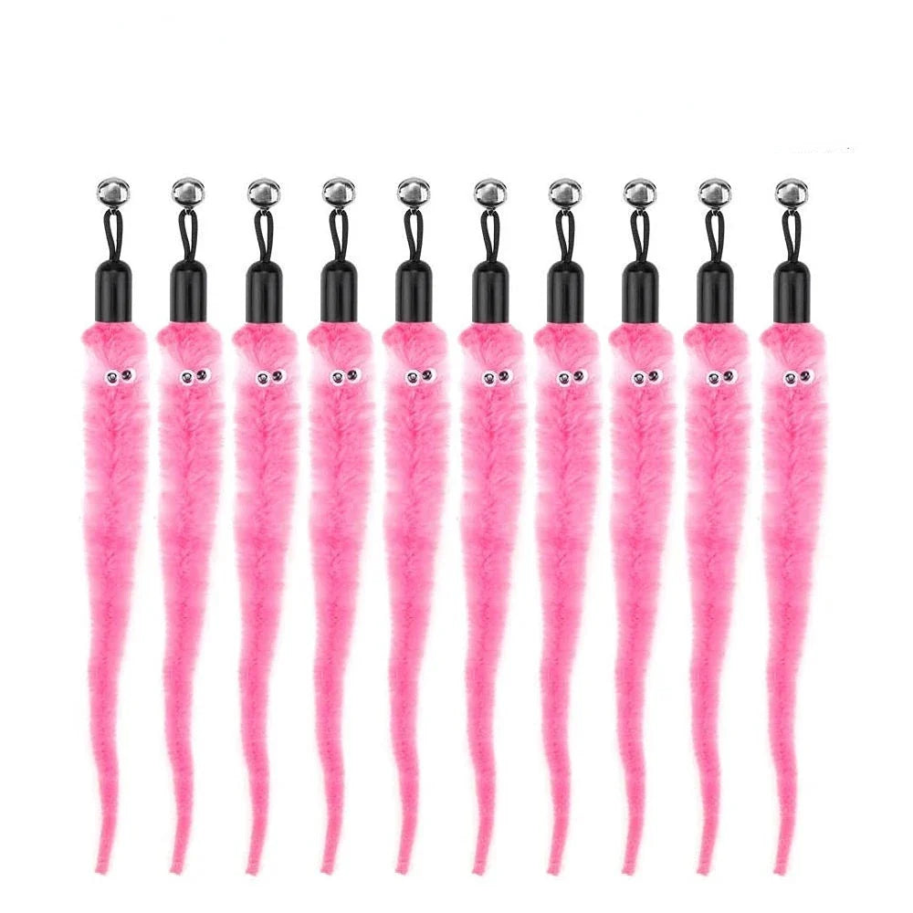 Cat Feather Toy Accessories False Mouse Worm - MyPetDollar.com