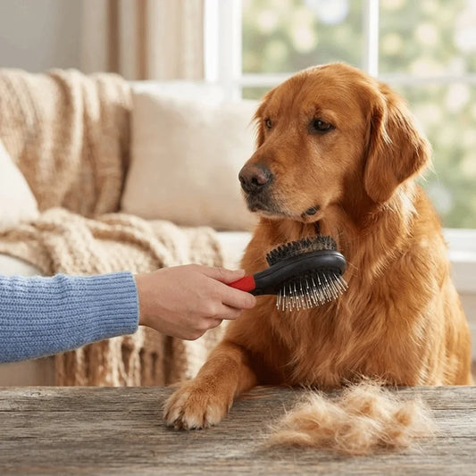Double Sided Pet Grooming Brush Smooth - MyPetDollar.com