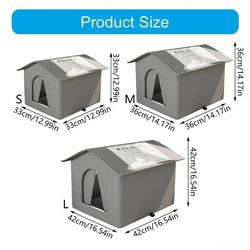 High Quality Oxford Cloth Outdoor Cat House - MyPetDollar.com
