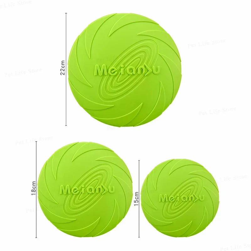 Dog Flying Disc Toy Rubber Pet Bite - MyPetDollar.com