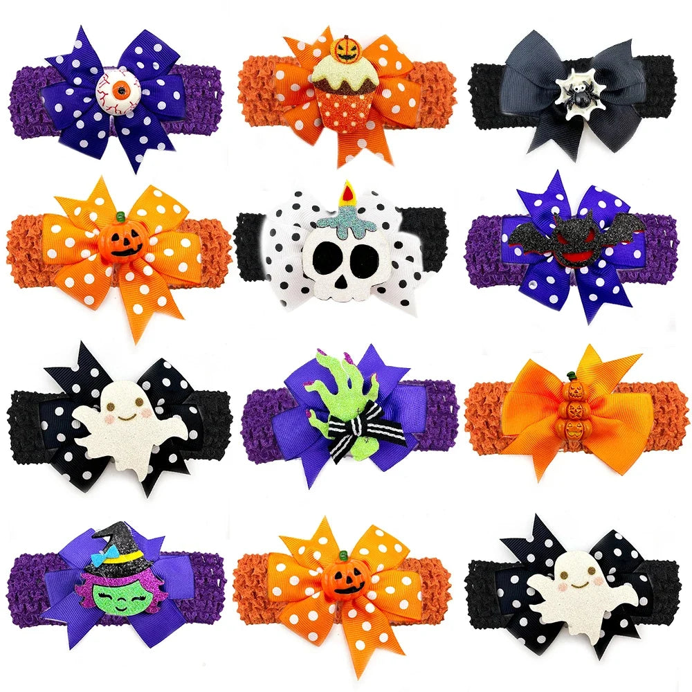 30/50pcs Halloween Pet Necktie with Elastic - MyPetDollar.com