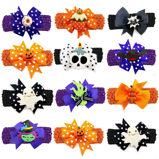 30/50pcs Halloween Pet Necktie with Elastic - MyPetDollar.com