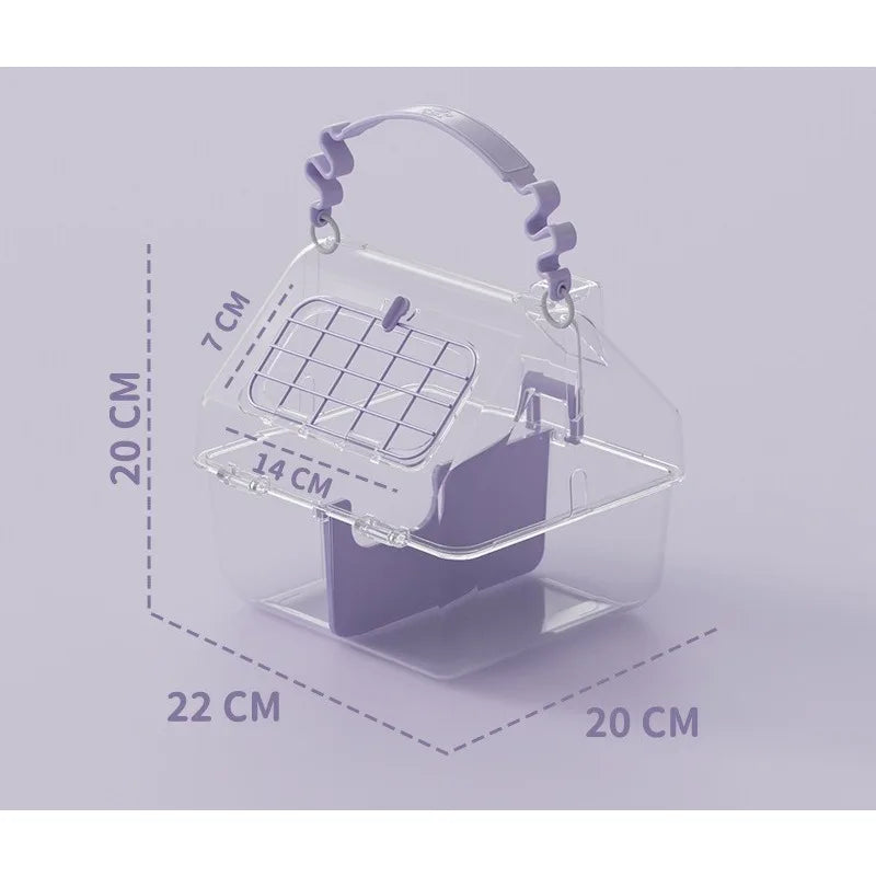 Sales Hamster Enclosure, Super Luxury Panoramic Villa Transparent for Small Pets