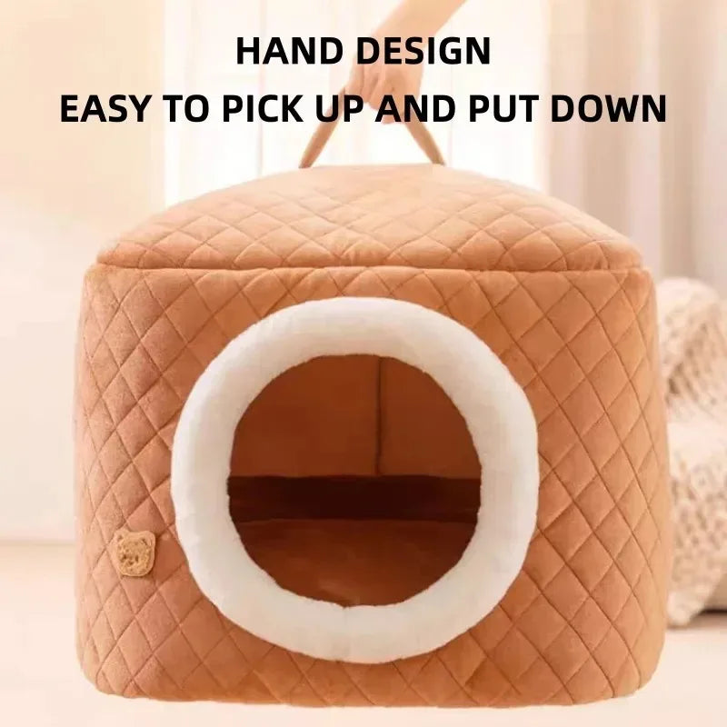 New Winter Pet House Dog Soft Nest Kennel - MyPetDollar.com
