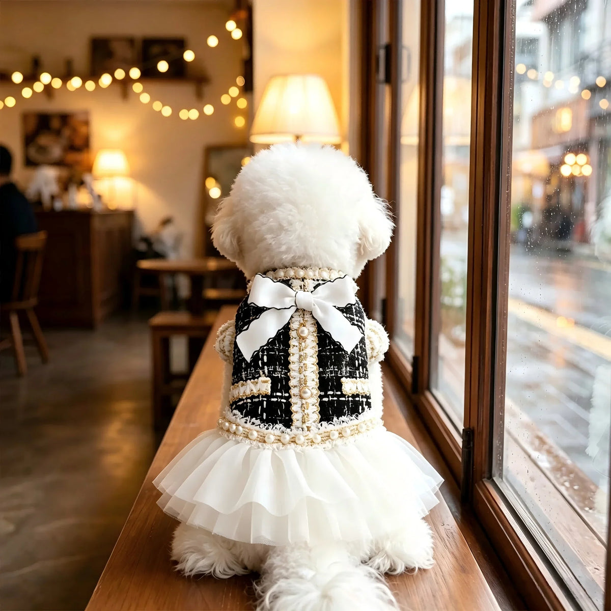 Cute Pet Princess Dress Pearl Lace Tutu - MyPetDollar.com