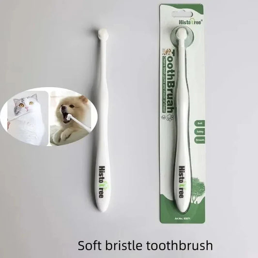 Round Head Pet Toothbrush Remove Bad Breath - MyPetDollar.com