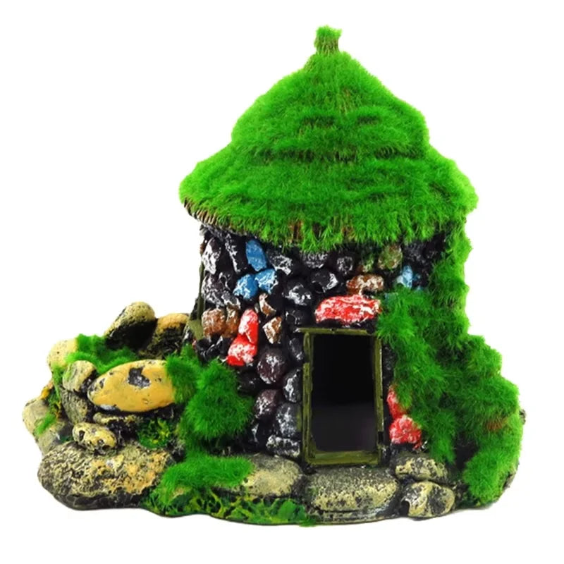 Aquarium Decoration House Resin House Betta - MyPetDollar.com