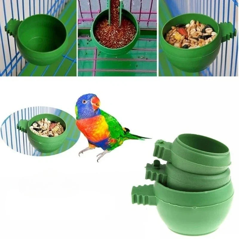 Concise Design Animal Food Cup Groove Round - MyPetDollar.com
