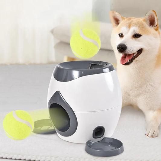 2 in 1 Dog Pet Interactive Toy Tennis Ball - MyPetDollar.com