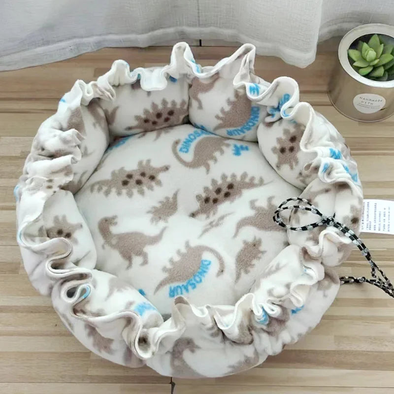 Soft Cat Bed Fluffy Adjustable Cat Cushion - MyPetDollar.com