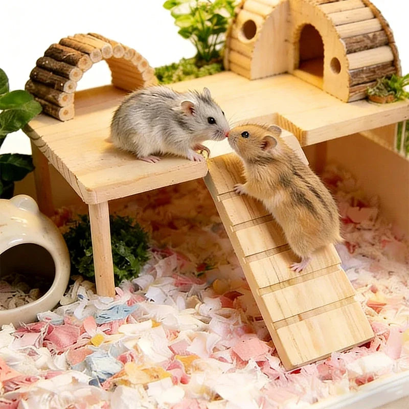 Hamster Wooden Sturdy Platform JumpingBoard - MyPetDollar.com
