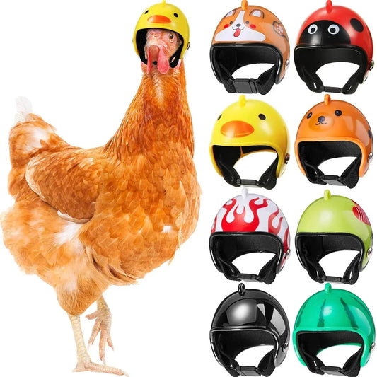 Farm Pet Chicken Helmet Sun Rain Protection - MyPetDollar.com