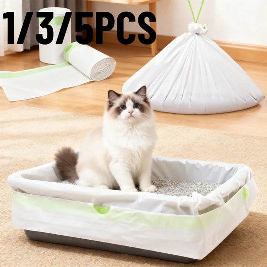 1/3/5 Rolls Of Cat Litter Box Lined With - MyPetDollar.com