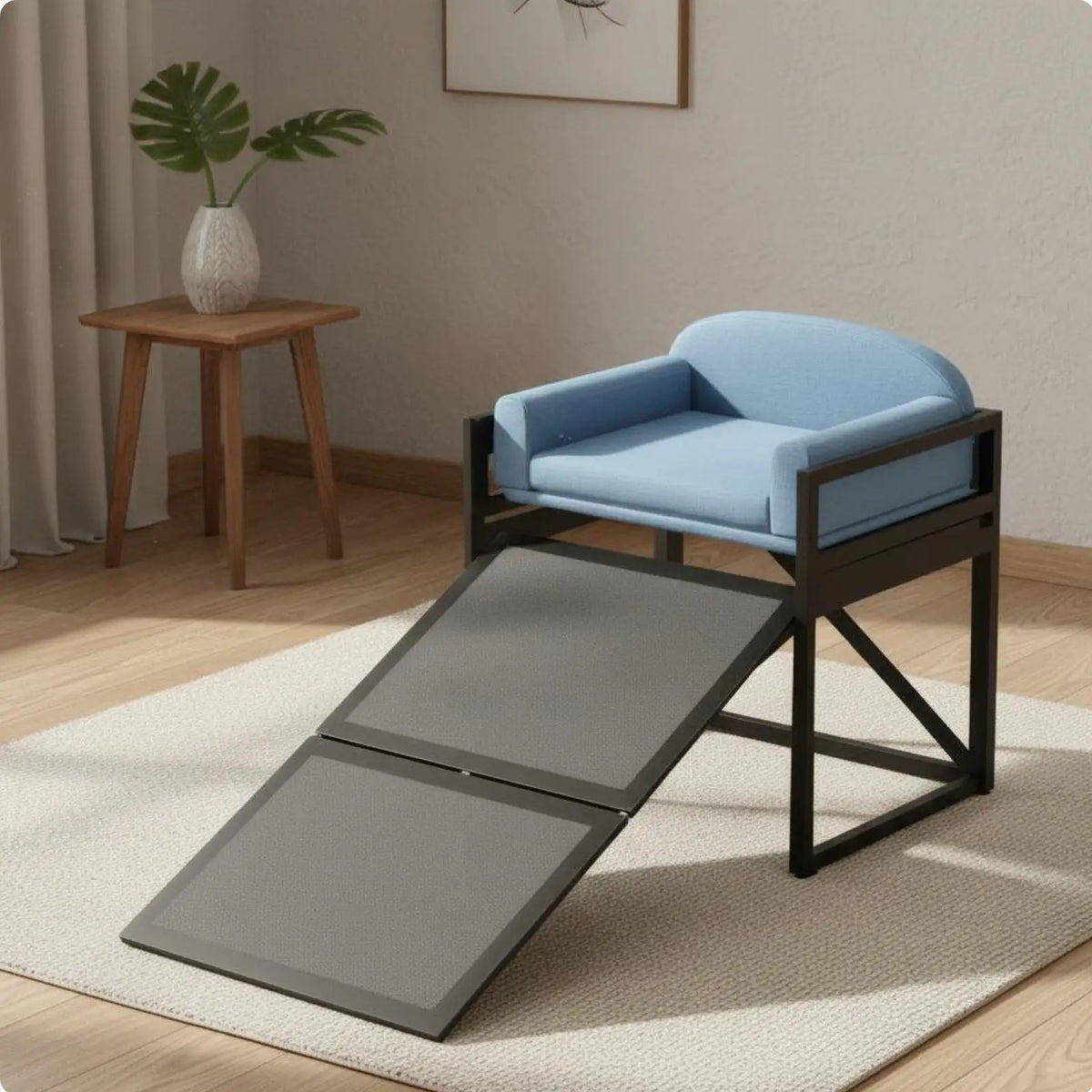 Washable Fixed Resting Seat Elevated Pet Sofa Bed – Small Pet Beds & Mats