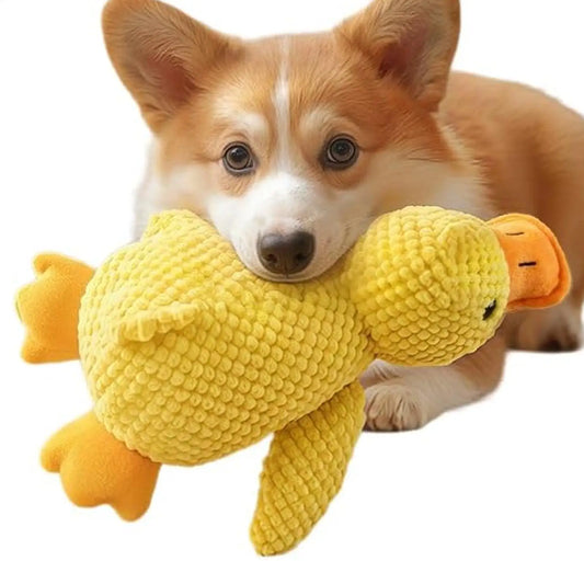 Duck Dog Toy Plush Chew Resistant Durable - MyPetDollar.com