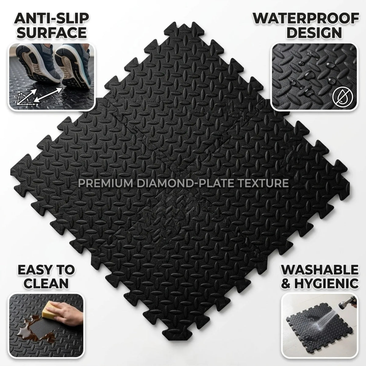 Pet Play Puzzle Mat EVA Foam Floor Tile - MyPetDollar.com