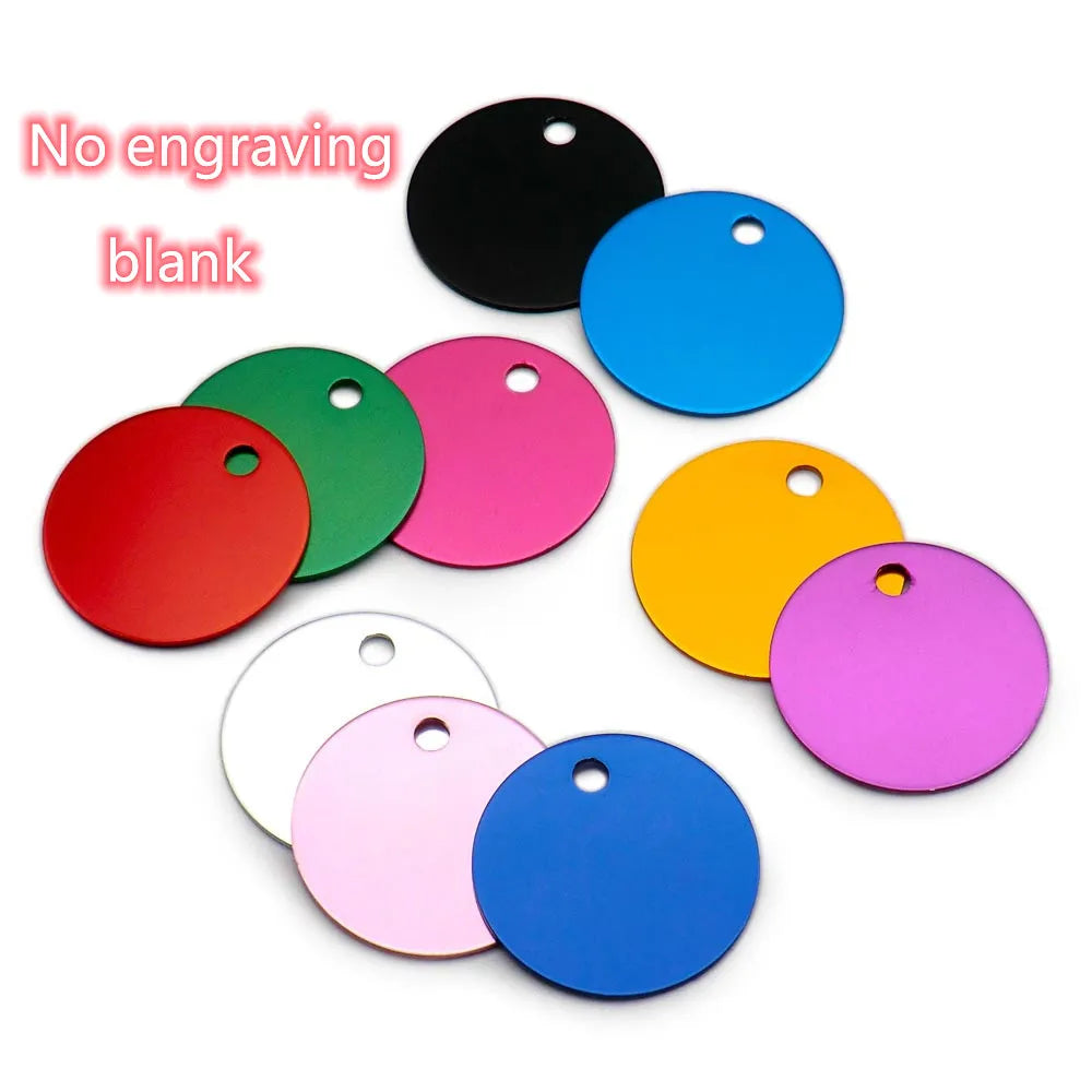 2pcs Free Laser Engraving Pet Dog ID Tag Cat - MyPetDollar.com