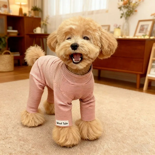 Dog Spring Velvet Jumpsuit Autumn Plush Warm - MyPetDollar.com