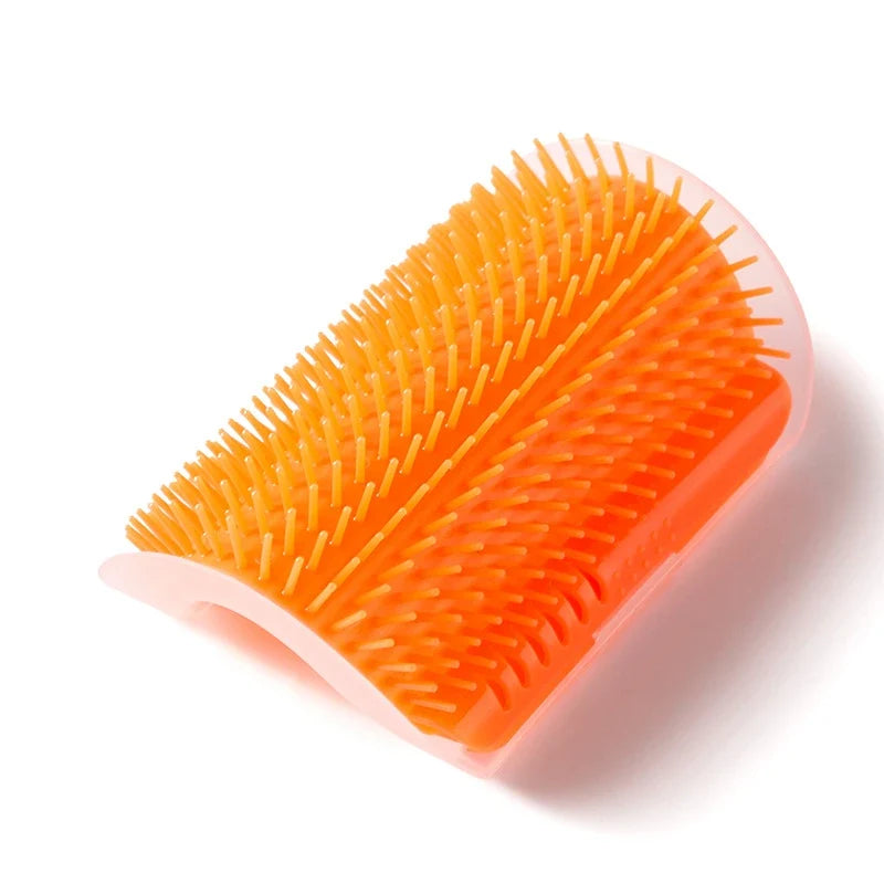 Cat Self Groomer Wall Corner Grooming Brush