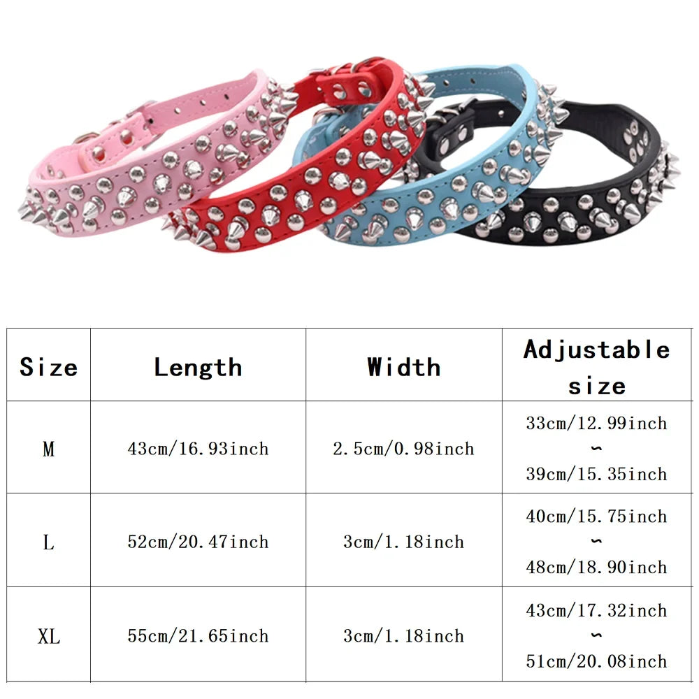 Pet Anti-Chew Collar, Studded Dog Collar for - MyPetDollar.com