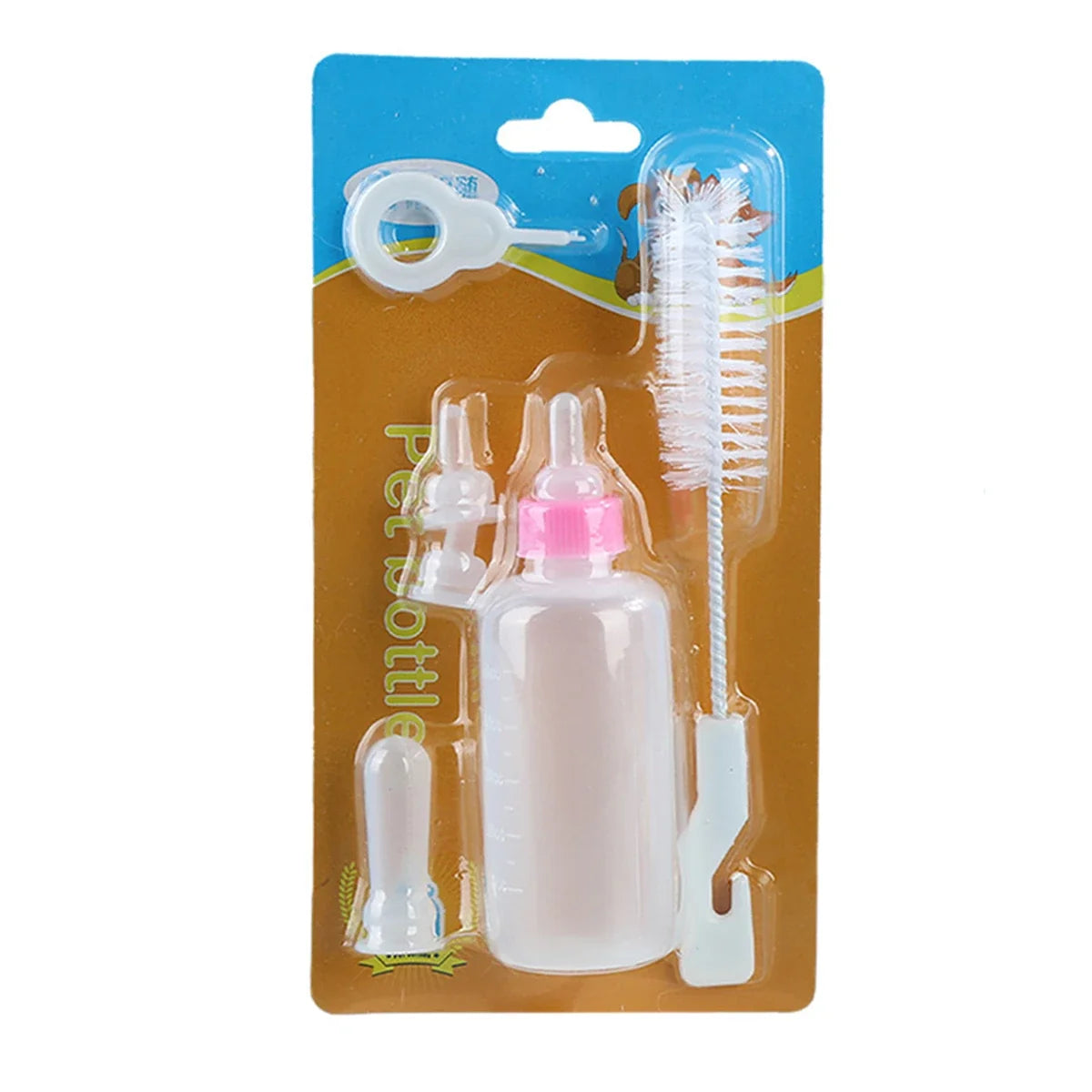 Silicone 50cc Cat Milk Bottle, Portable