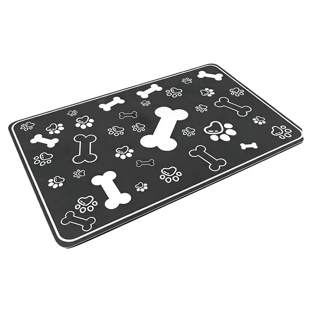Non-Slip Diatomaceous Mud Absorbent Pet Placemat Waterproof Quick Dry