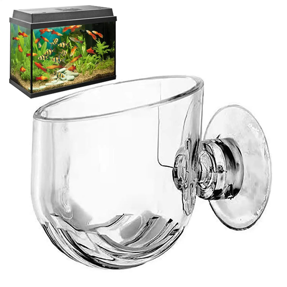 Acrylic Aquatic Plant Cup Aquarium Fish Tank - MyPetDollar.com