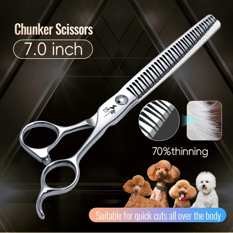 Fenice 7 7.5 Inch Vg10 Steel 3D Gradient Traceless Dog – 7 Colors