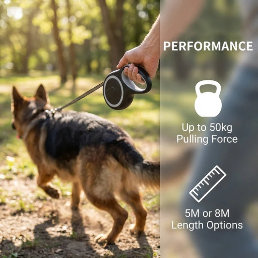 Retractable Big Dog Leash for Small Large - MyPetDollar.com