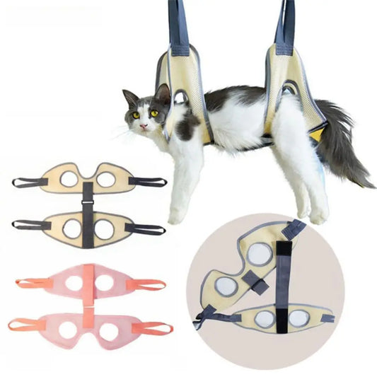 Hanging Cat Grooming Hammock Anti Bite with - MyPetDollar.com