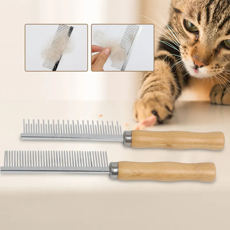 Cat Comb Stainless Steel Cat Brush Dog Hair - MyPetDollar.com